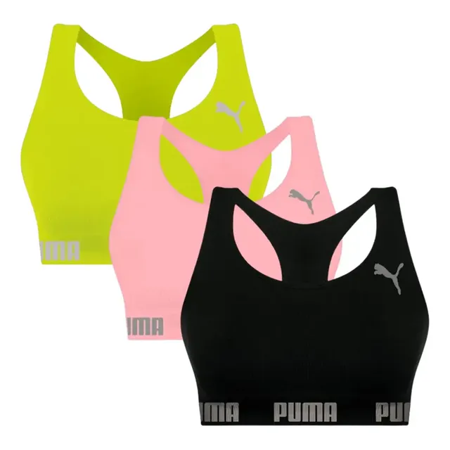 Kit 3 Tops Puma Fitness