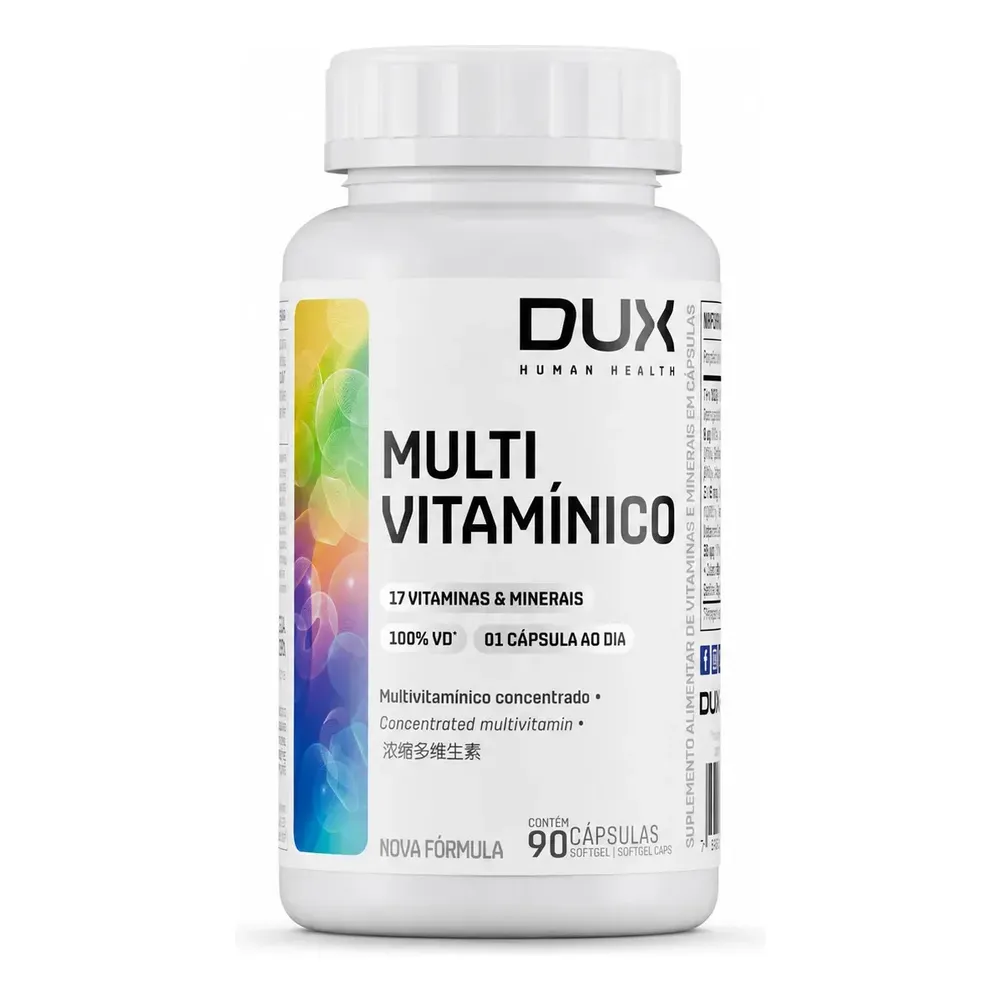 Multivitamínico Dux 90 Cápsulas
